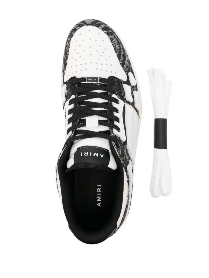 Bandana Denim Skel Top Low Sneakers