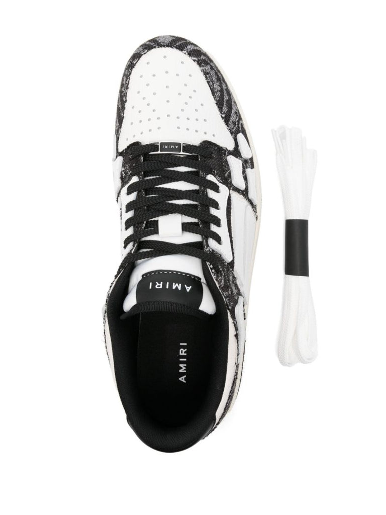 Bandana Denim Skel Top Low Sneakers
