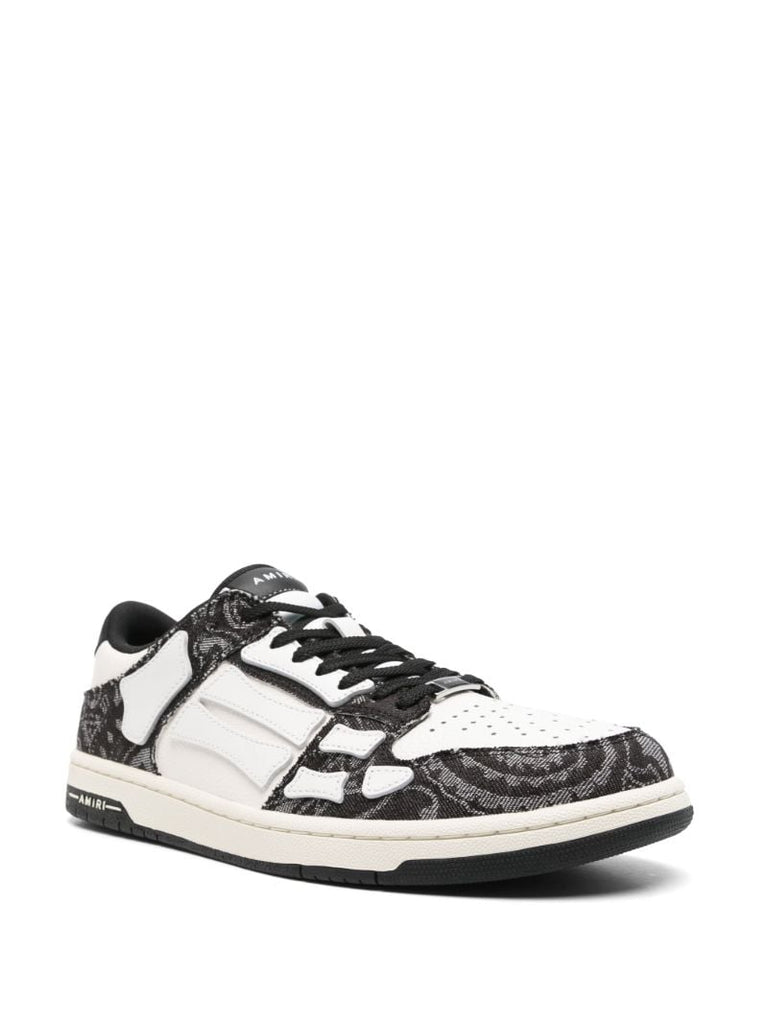 Bandana Denim Skel Top Low Sneakers