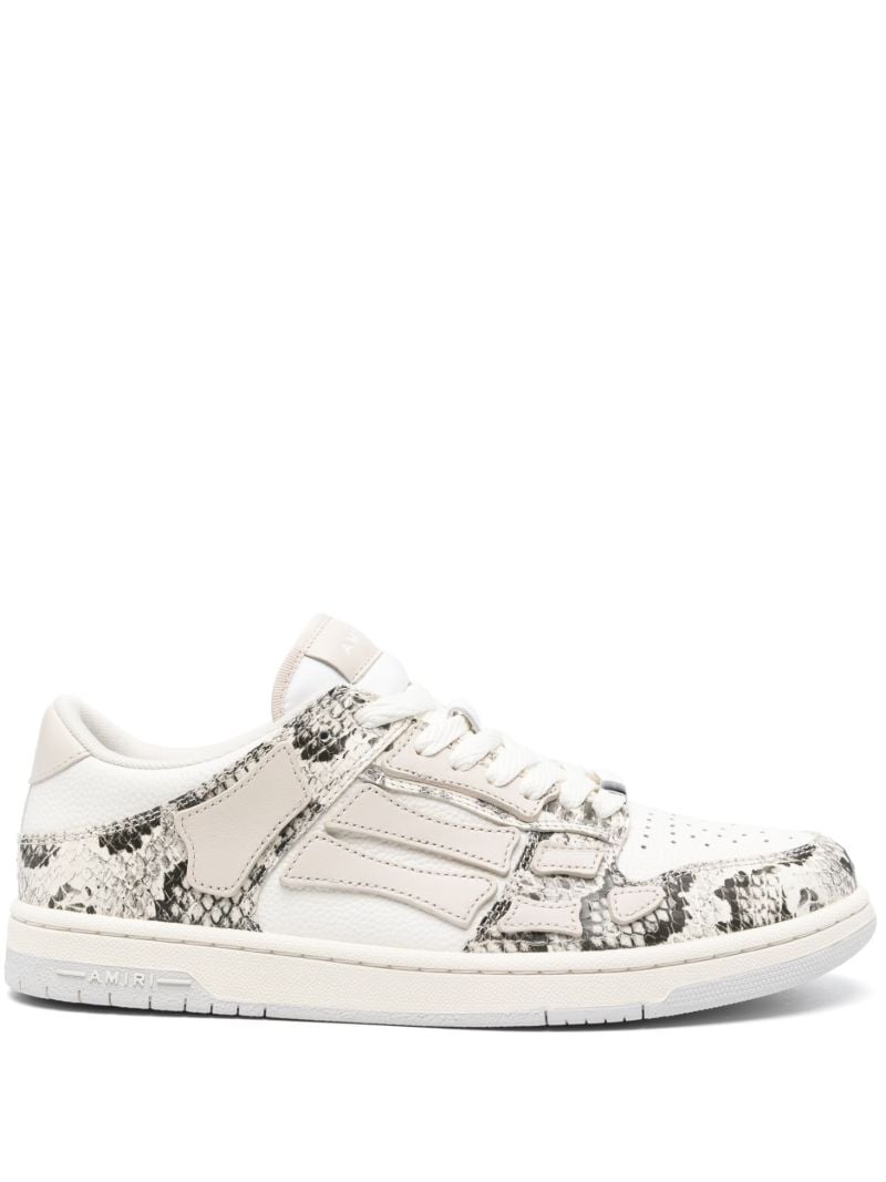Neutral Snake Skel Top Sneakers