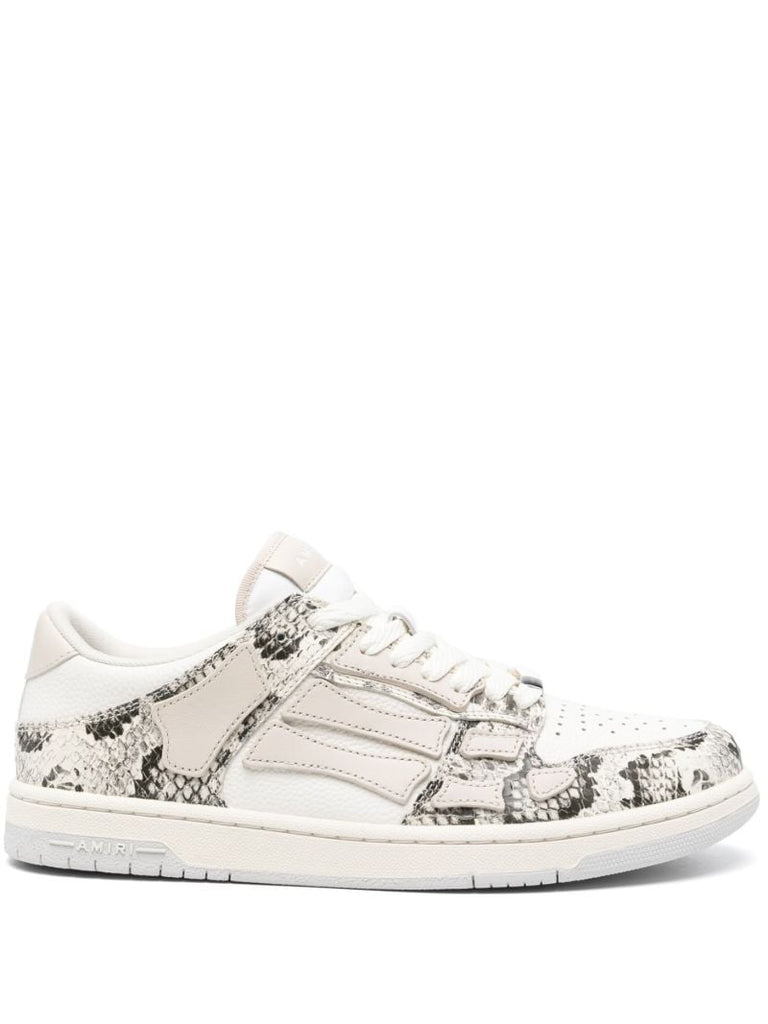 Neutral Snake Skel Top Sneakers