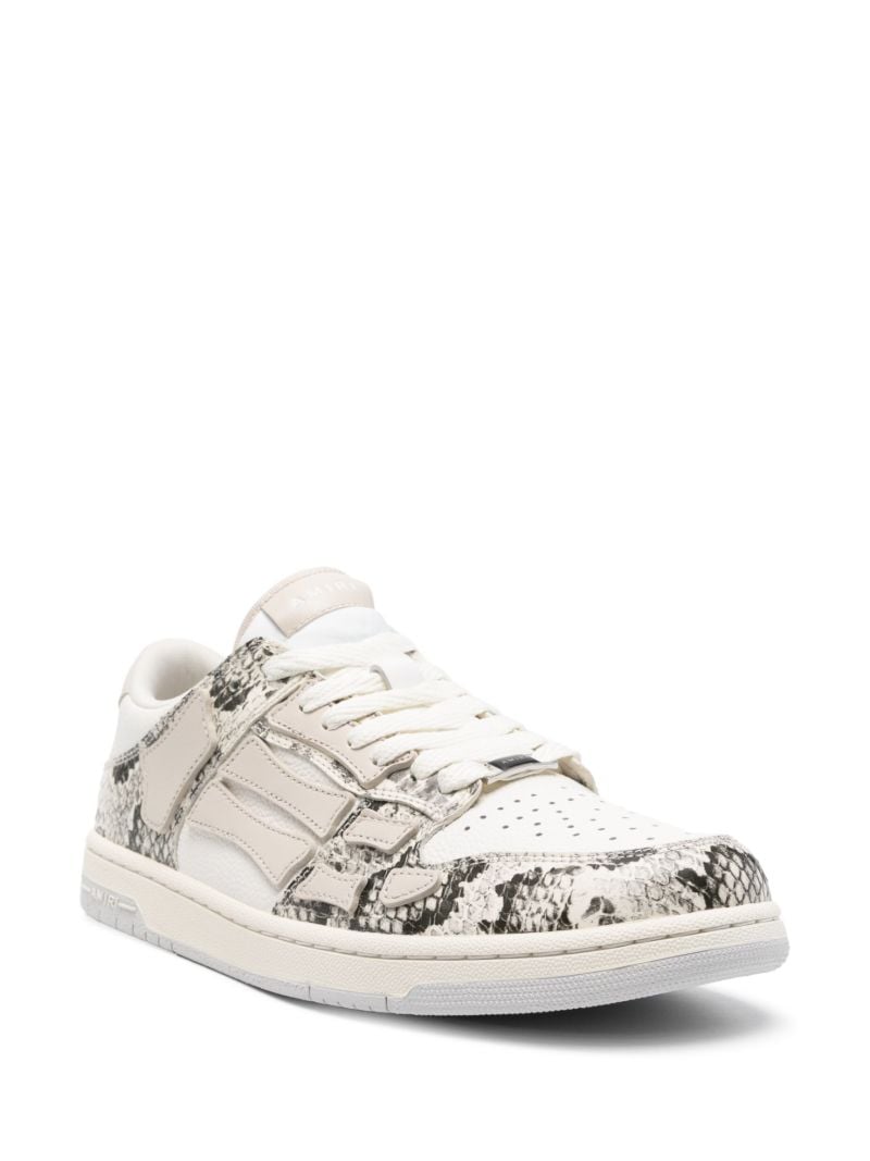 Neutral Snake Skel Top Sneakers