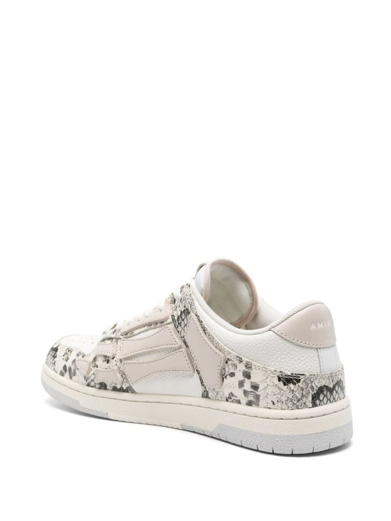 Neutral Snake Skel Top Sneakers