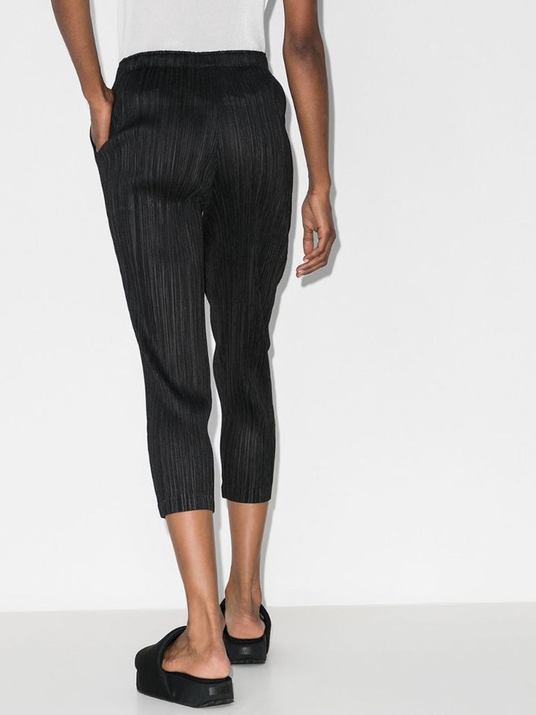 Basics Cropped PlissÃ_x0083_Â© Trousers