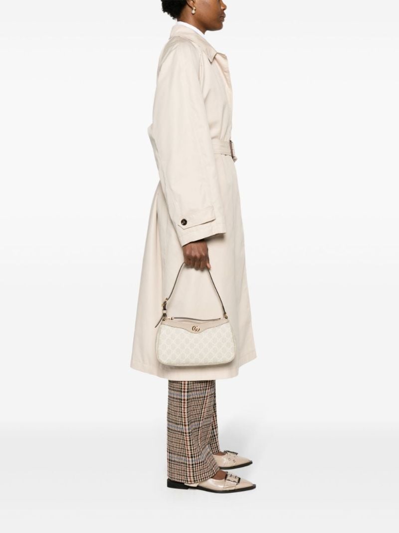 Neutral Ophidia Gg Small Shoulder Bag