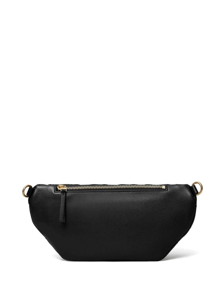 Black Fleming Leather Belt Bag