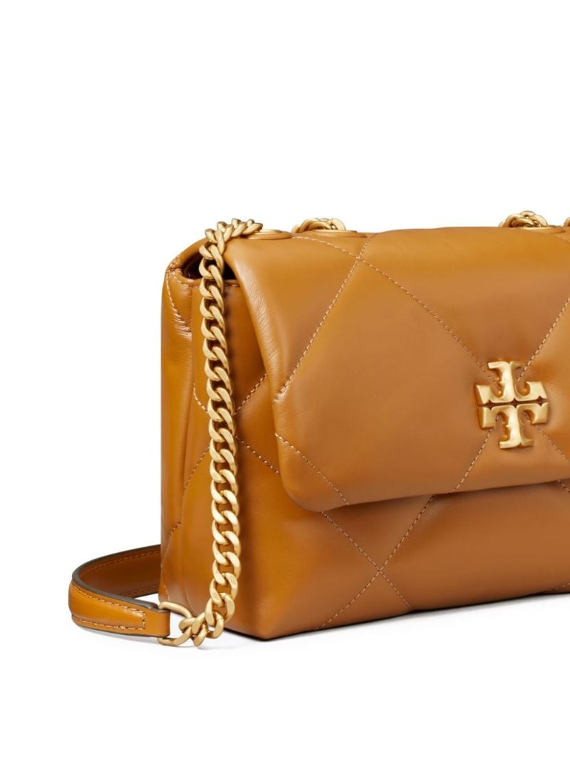 Brown Kira Small Leather Shoulder Bag