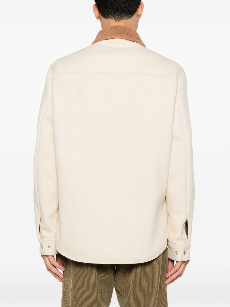 Teddy Collar Shirt Jacket