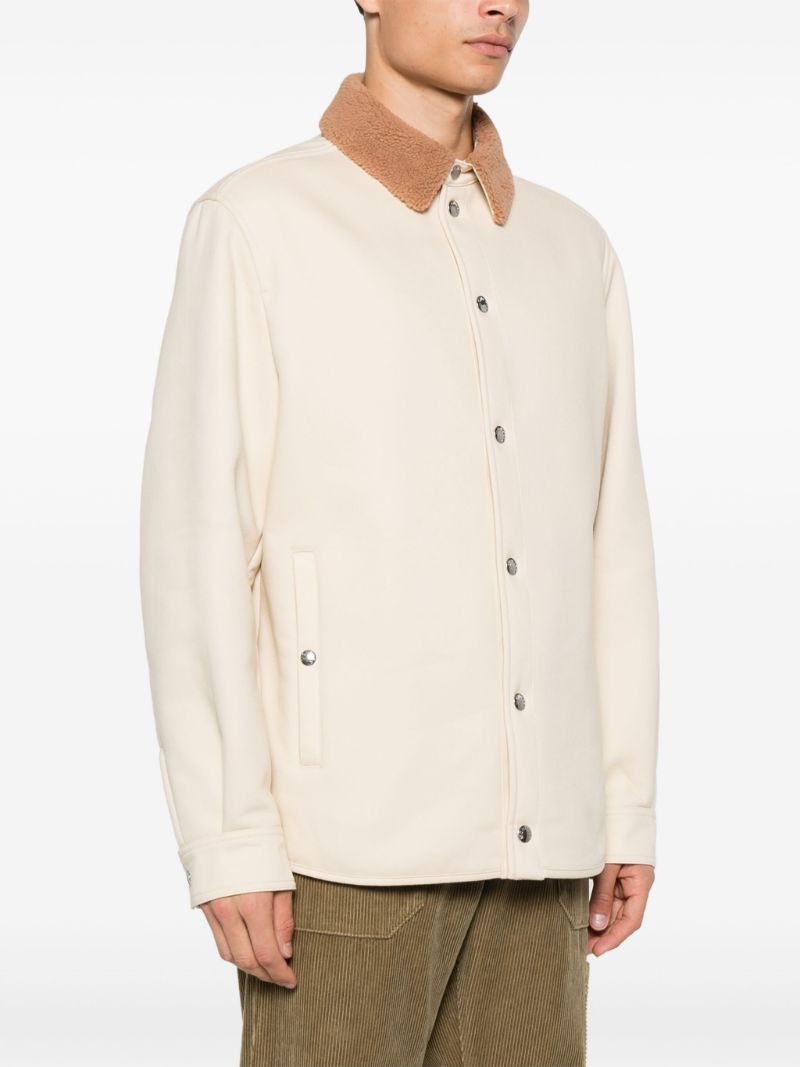 Teddy Collar Shirt Jacket