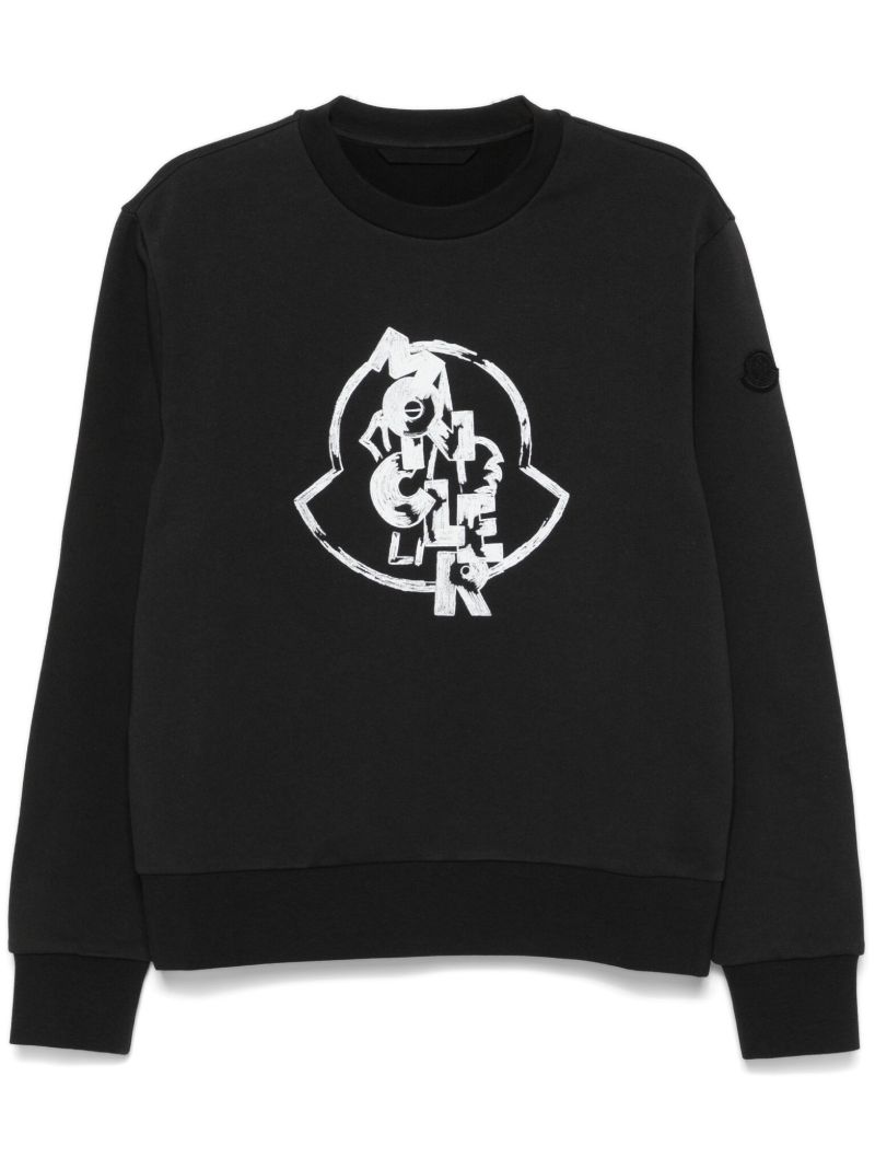 Black Logo-print Sweatshirt
