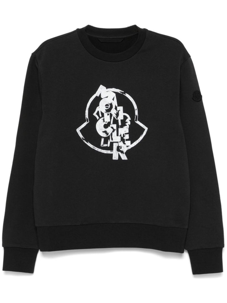 Black Logo-print Sweatshirt