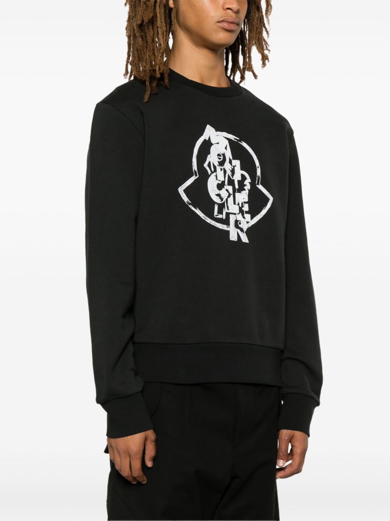 Black Logo-print Sweatshirt