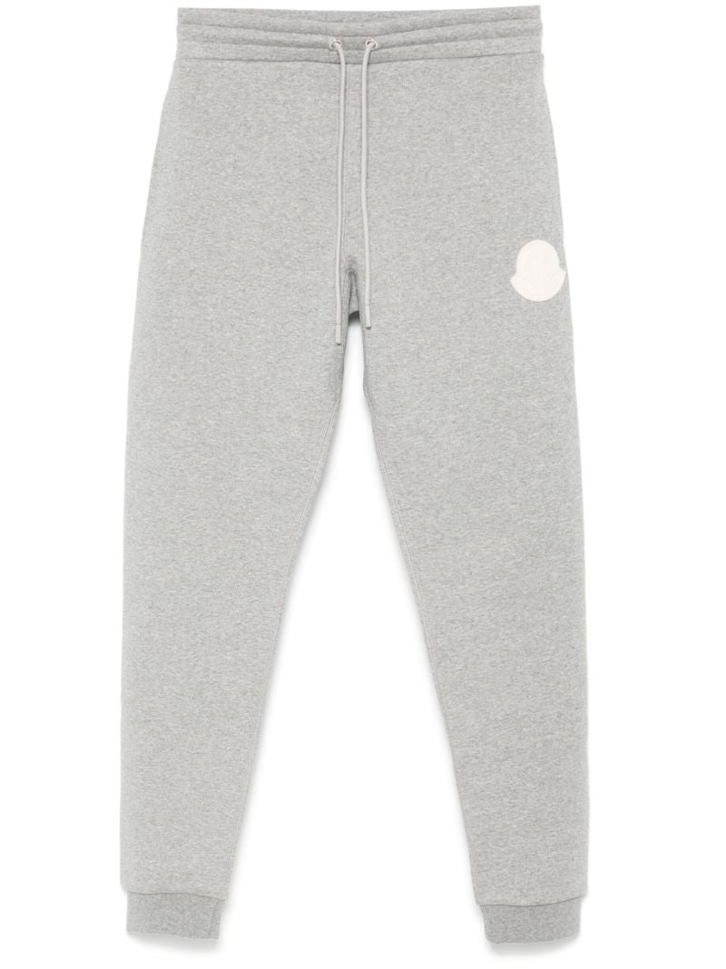 Grey Logo-appliquÃ_x0083_Â© Track Pants
