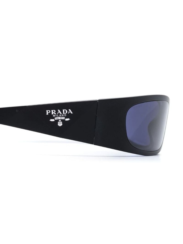 Black Symbole Rectangular-frame Sunglasses