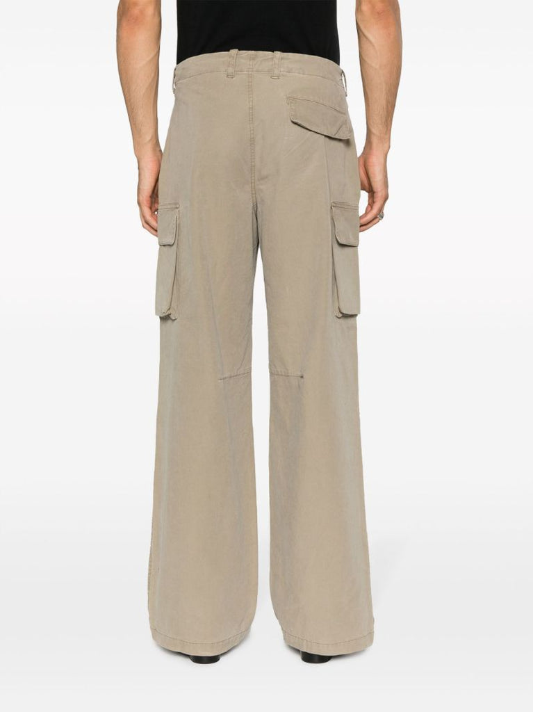 Brown Mount Cotton Cargo Trousers