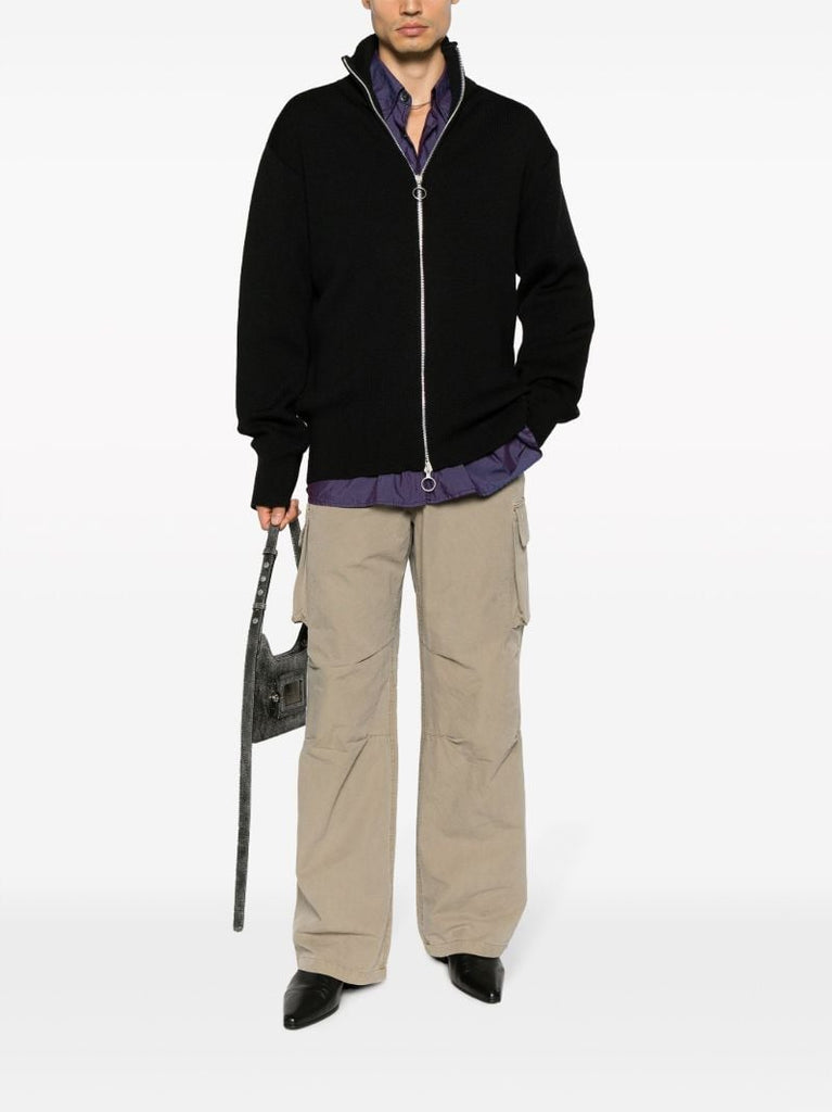 Brown Mount Cotton Cargo Trousers