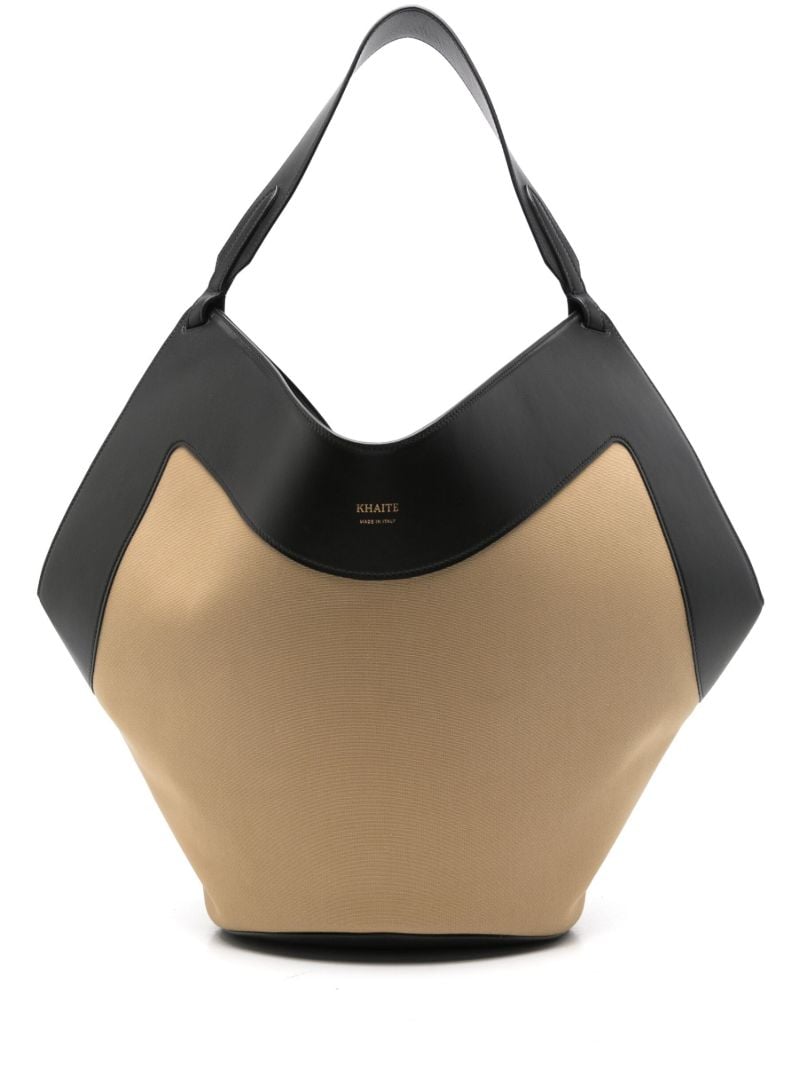Neutral Lotus Tote Bag