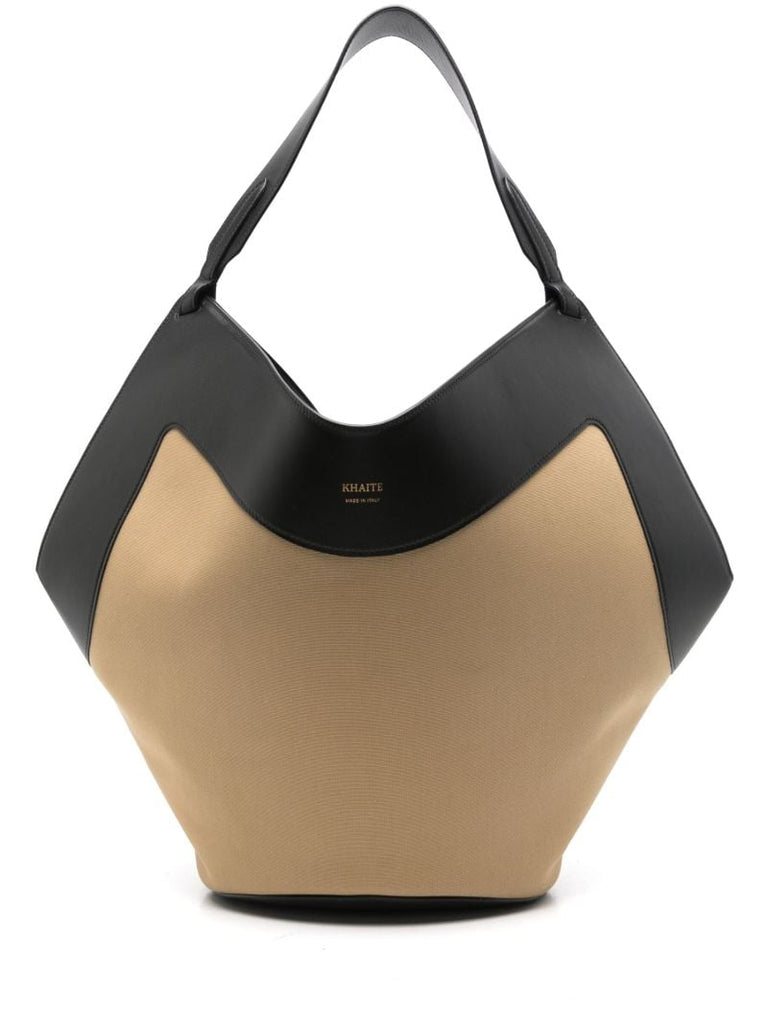 Neutral Lotus Tote Bag