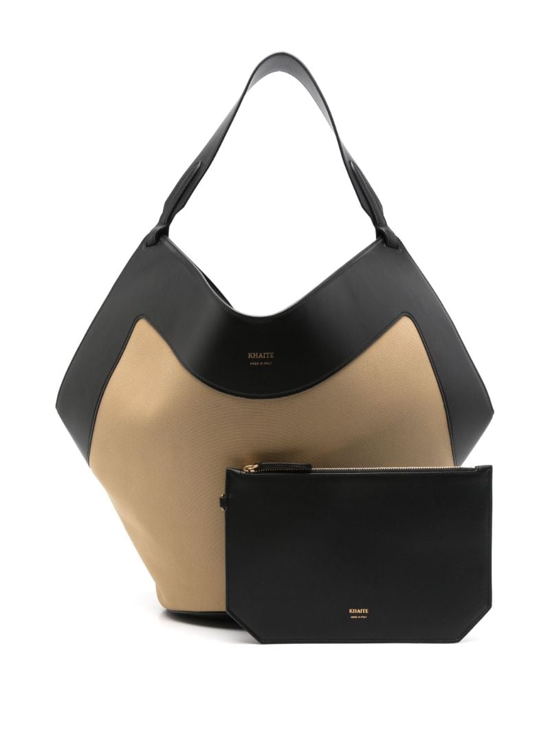 Neutral Lotus Tote Bag
