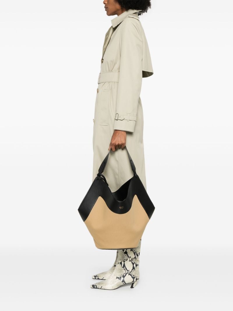 Neutral Lotus Tote Bag