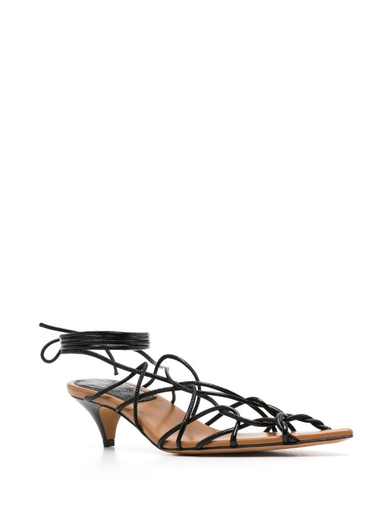 Black the Arden 45 Leather Sandals