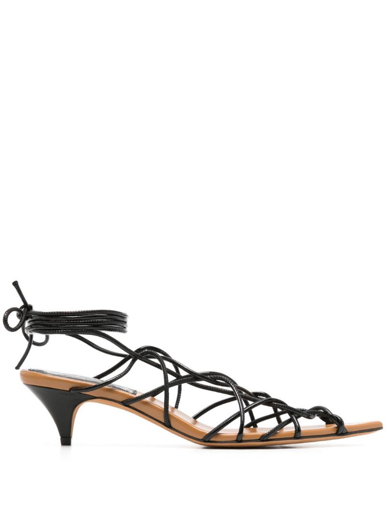 Black the Arden 45 Leather Sandals