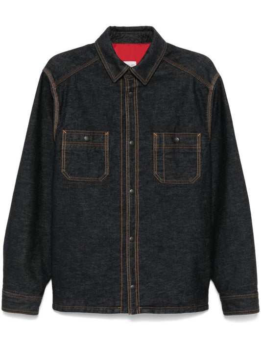Contrast-stitching Denim Jacket