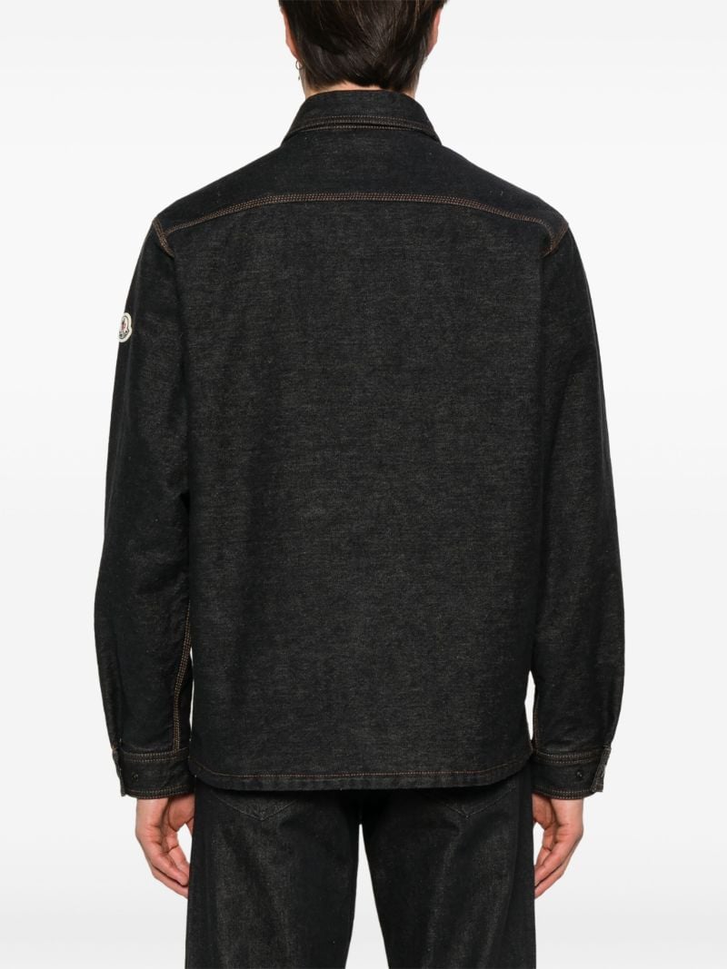 Contrast-stitching Denim Jacket