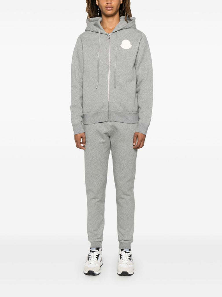 Grey Logo-appliquÃ_x0083_Â© Hoodie