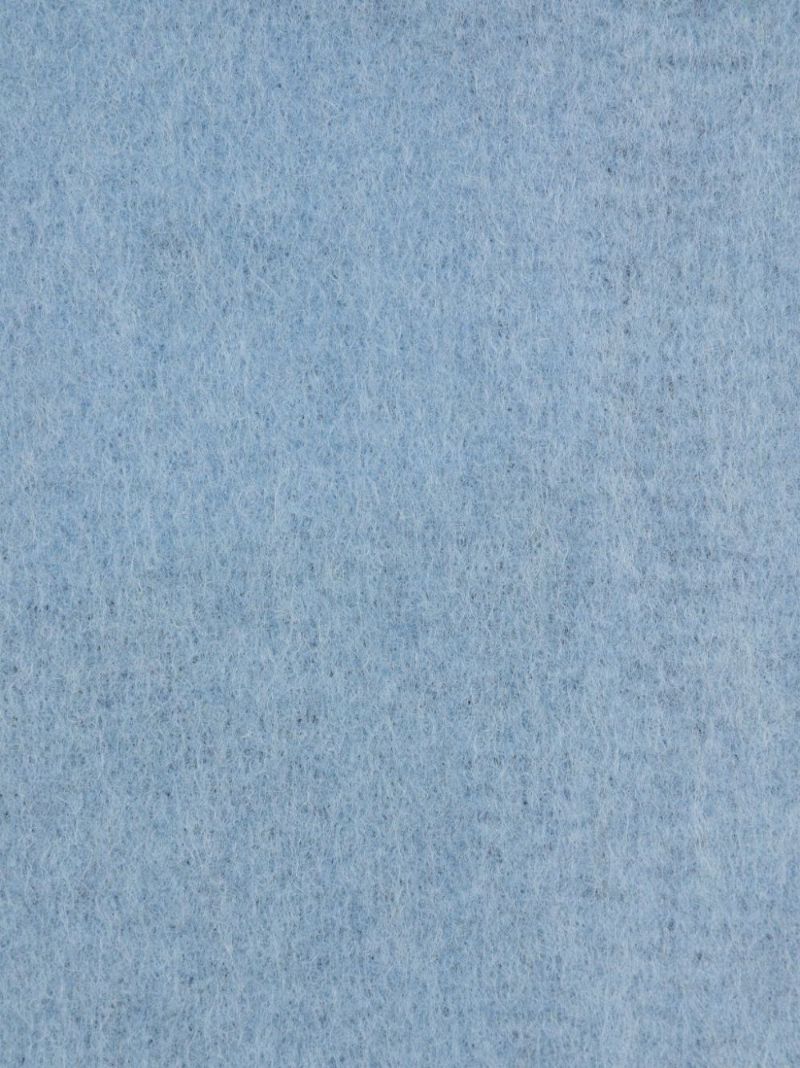 Blue Logo-applique Knitted Scarf