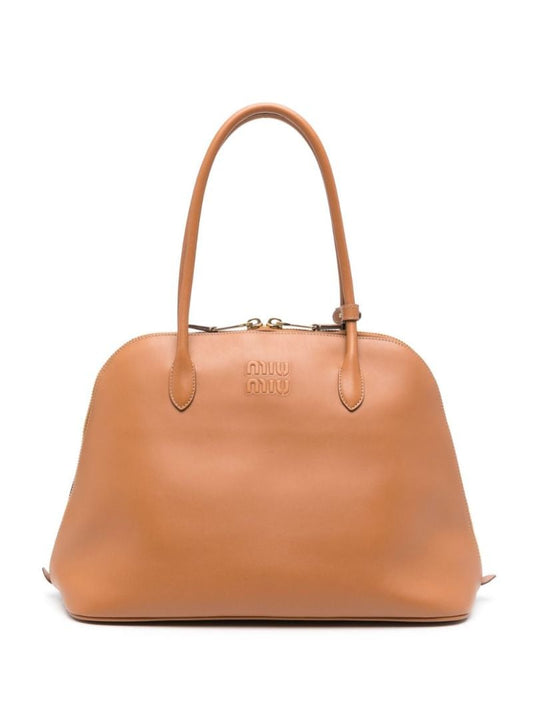 Brown Leather Tote Bag