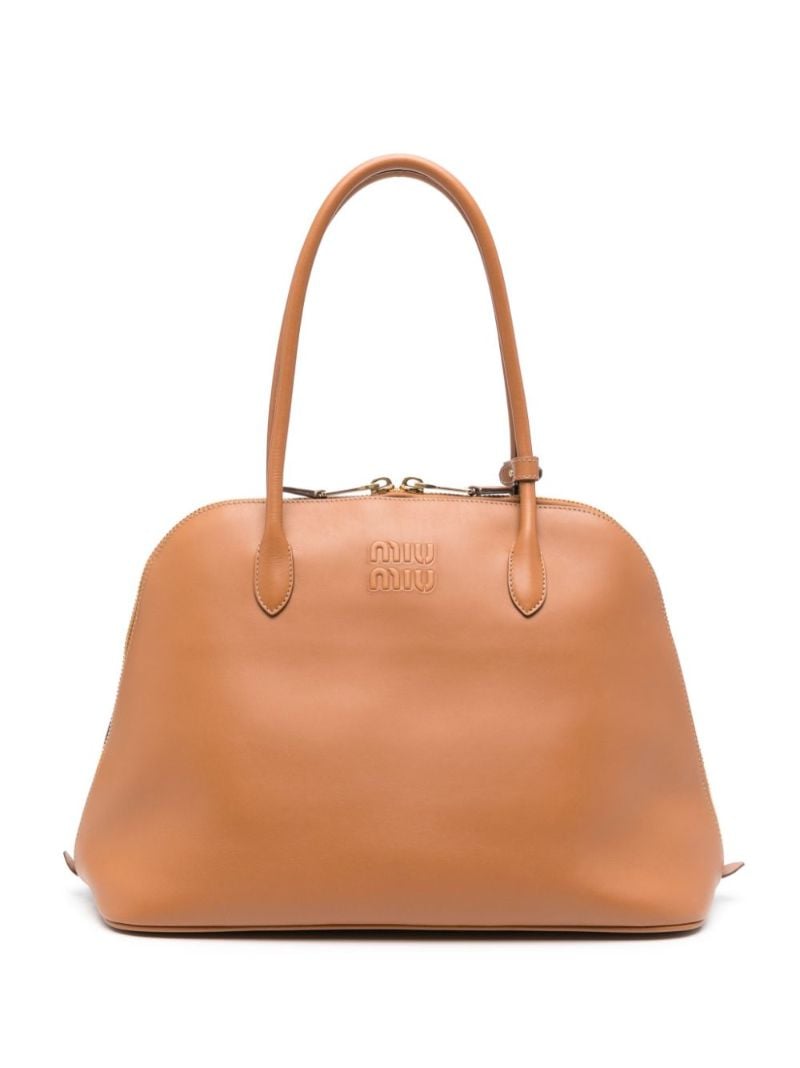Brown Leather Tote Bag