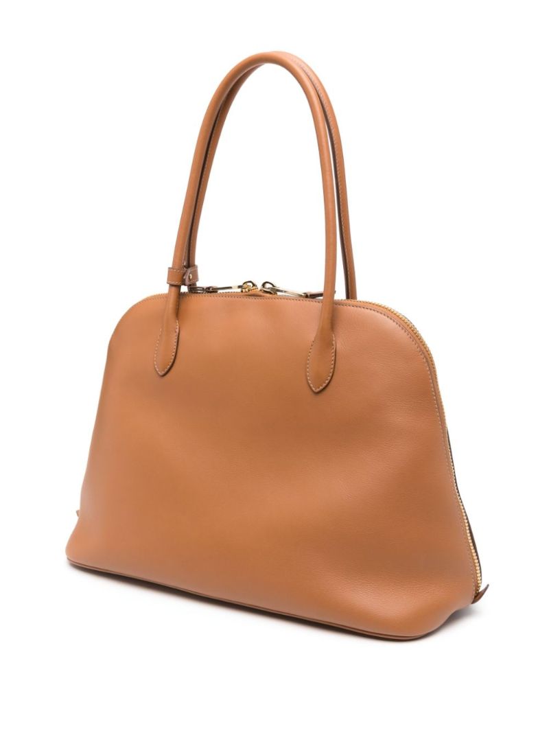 Brown Leather Tote Bag
