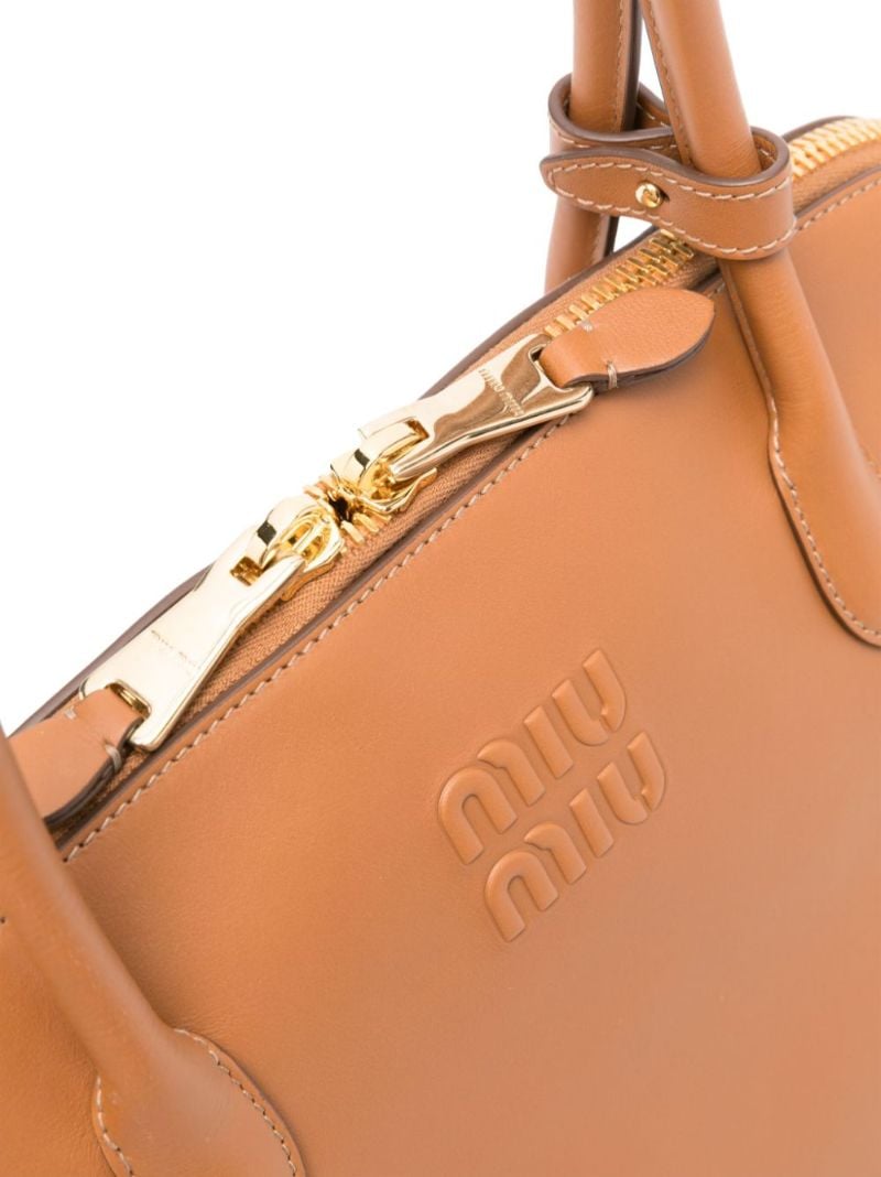 Brown Leather Tote Bag