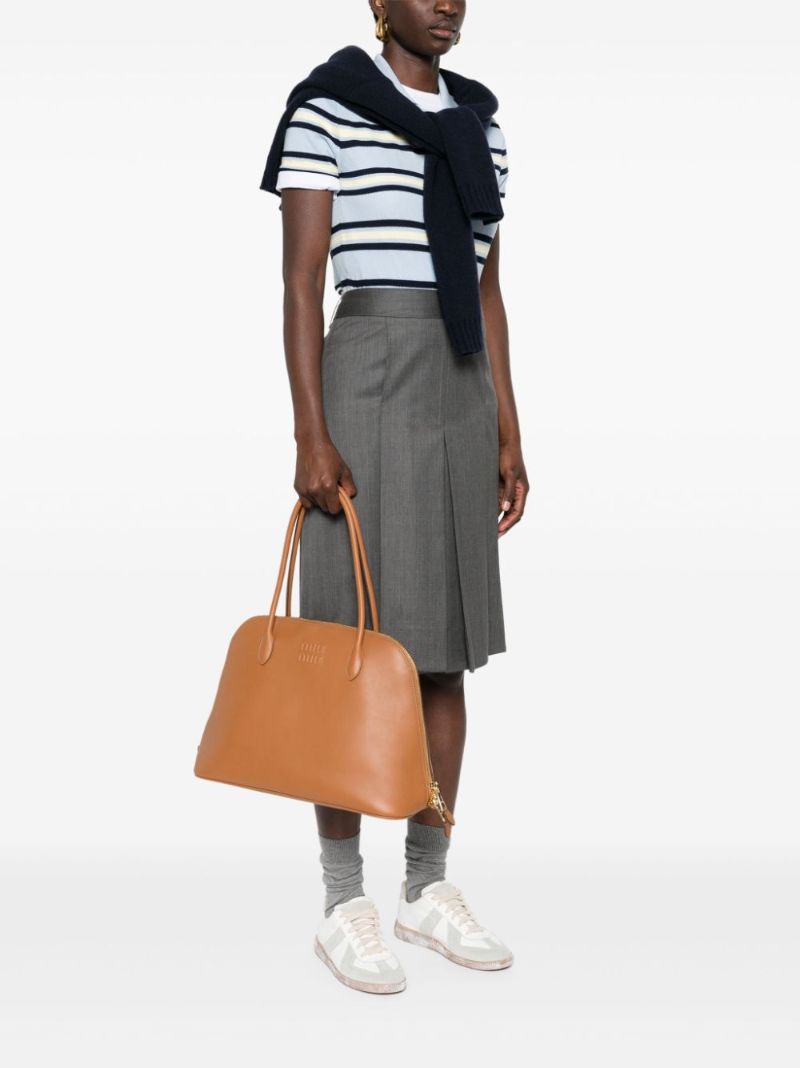 Brown Leather Tote Bag