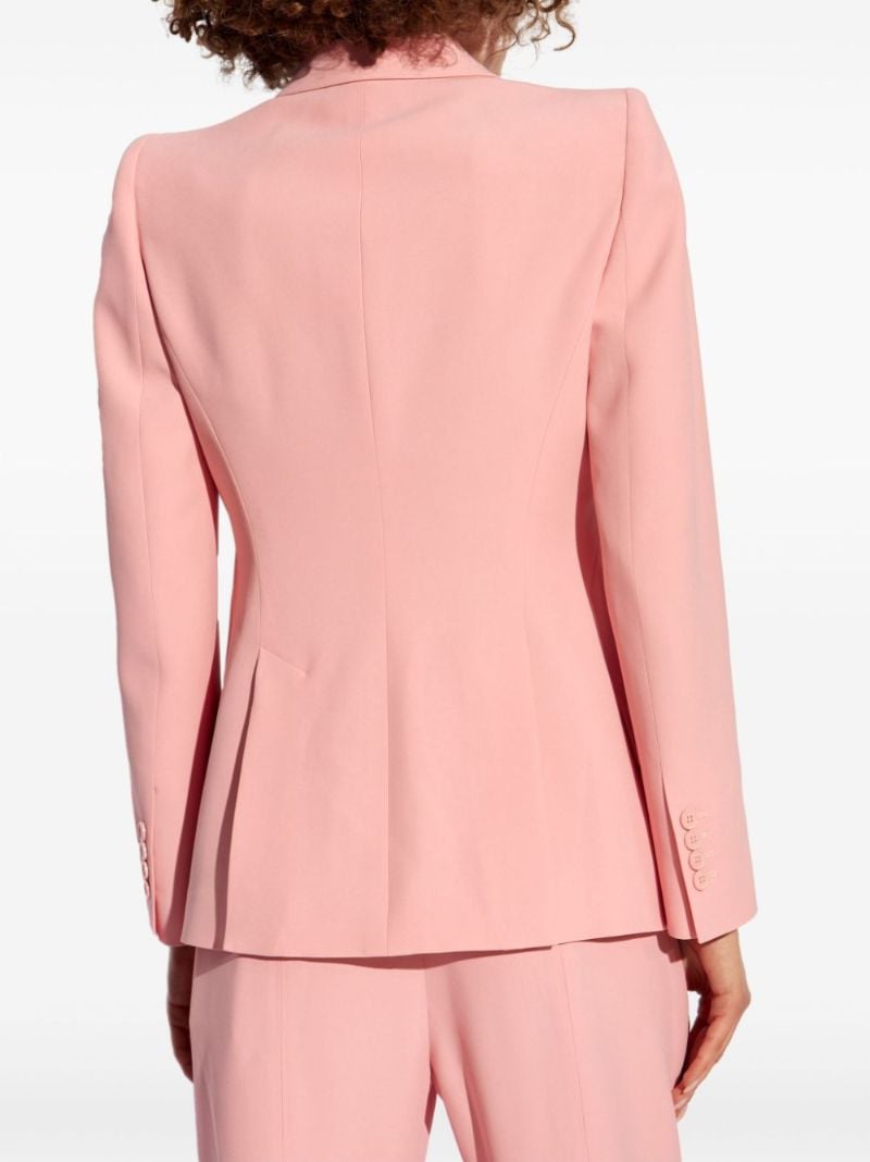 Leaf Crepe Single-breasted Blazer