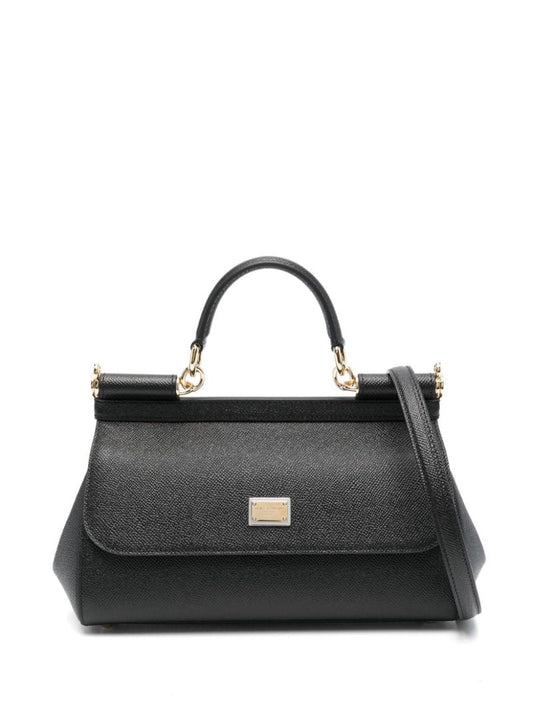 Black Sicily Tote Bag