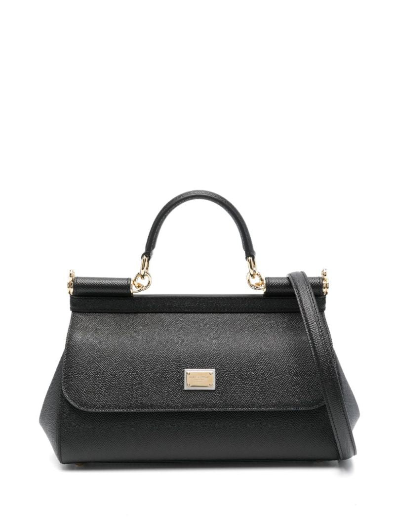 Black Sicily Tote Bag