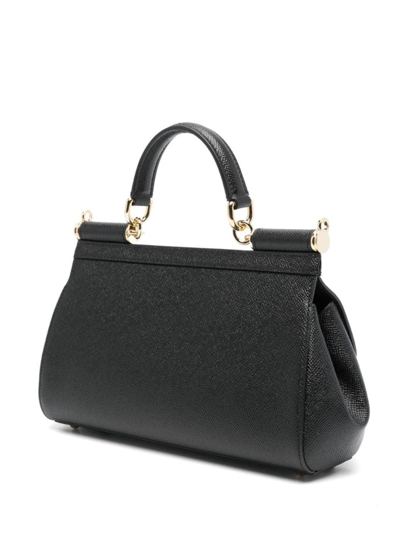 Black Sicily Tote Bag