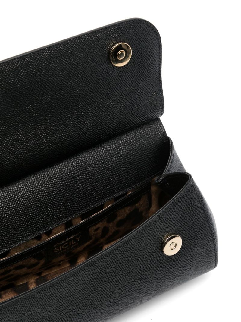 Black Sicily Tote Bag