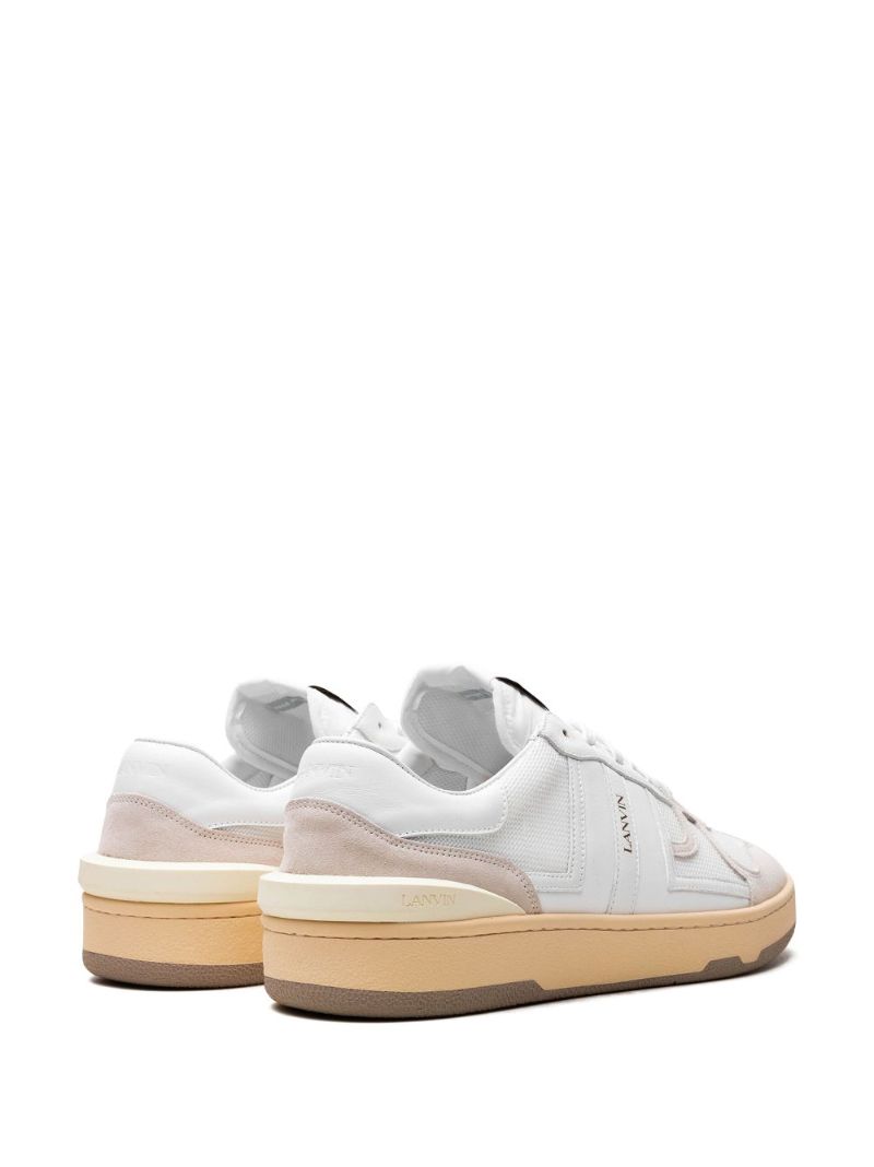 White Clay Panelled Sneakers