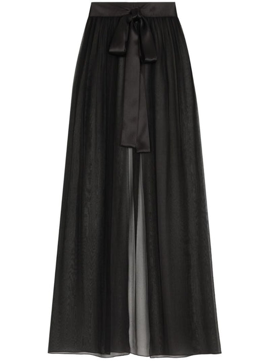 Silk Chiffon Maxi Skirt