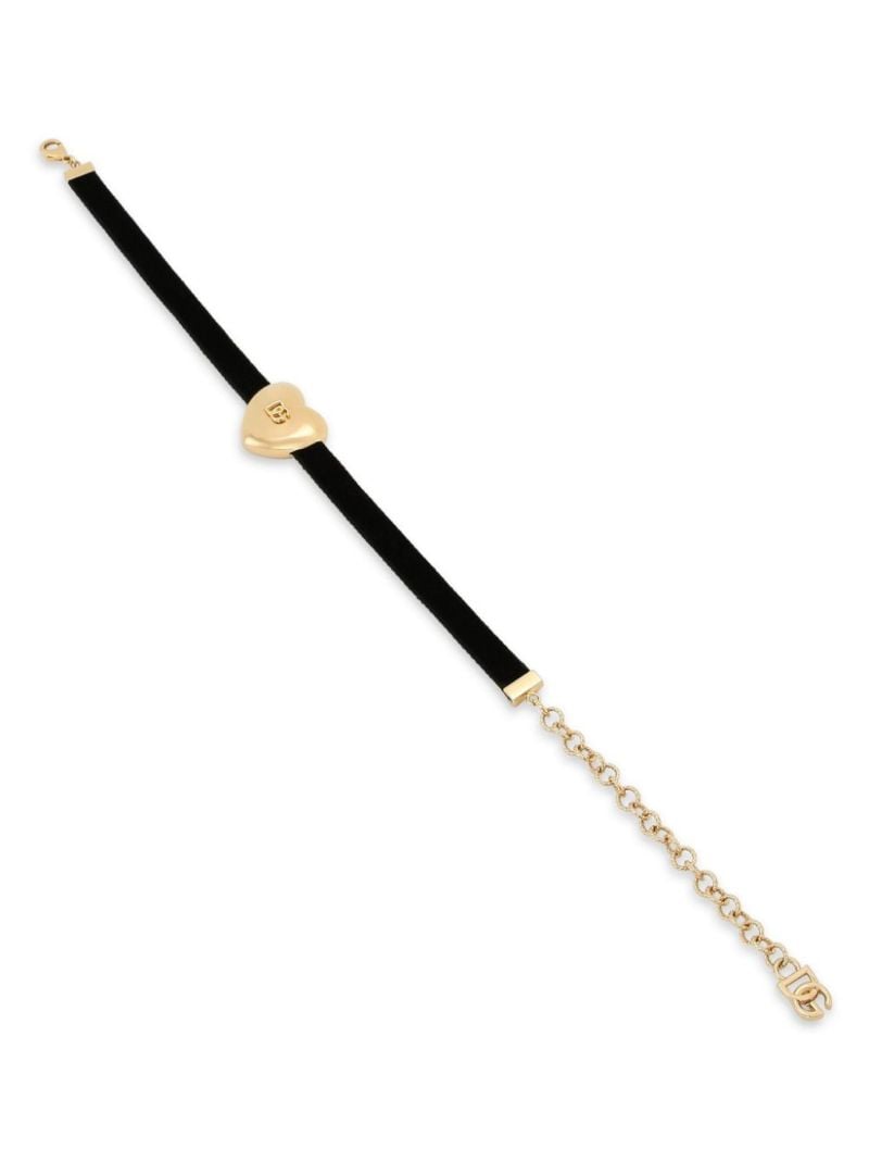 Dg Logo Velvet Necklace