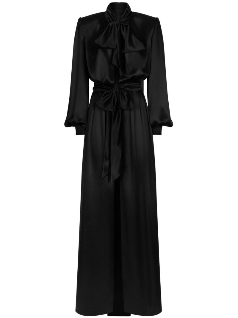 Silk Satin Maxi Dress