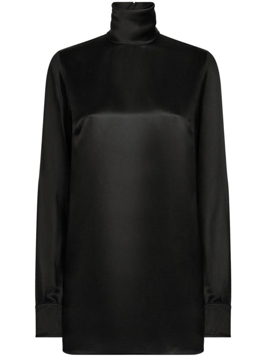 Stand-up Neck Blouse