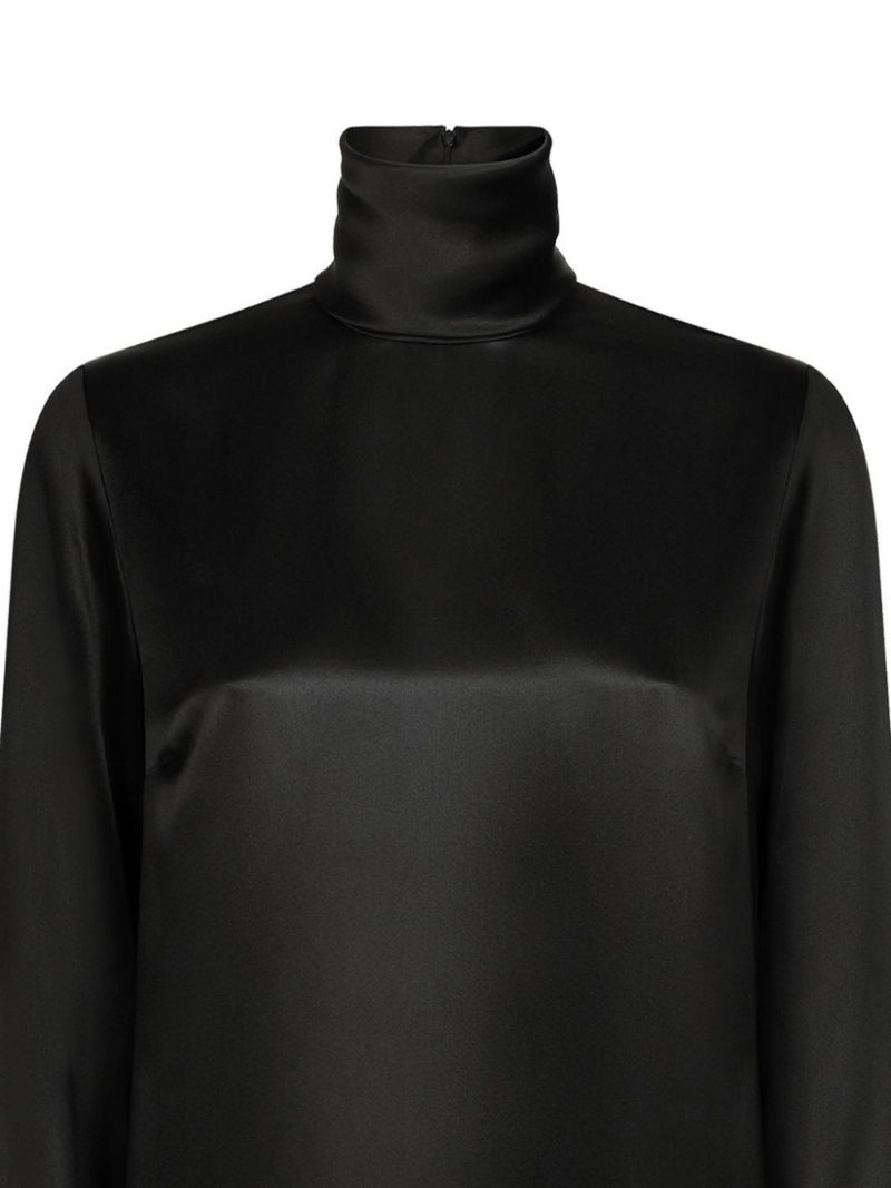 Stand-up Neck Blouse