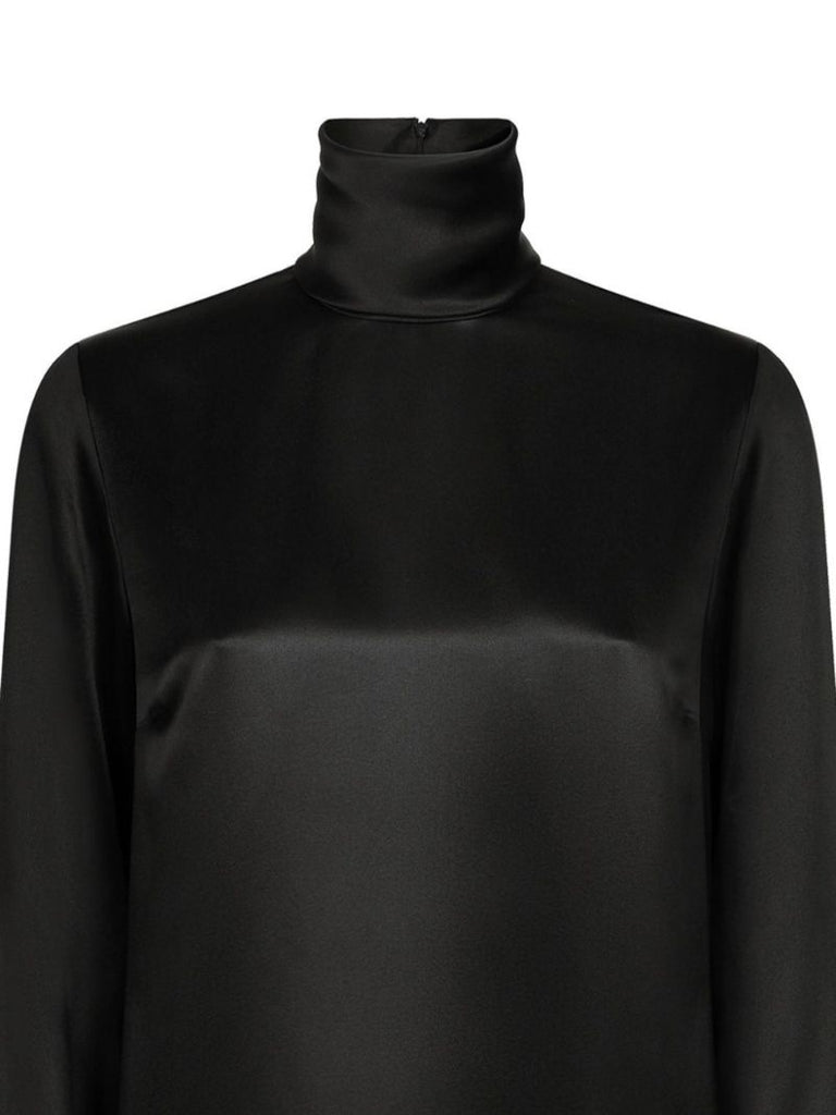 Stand-up Neck Blouse