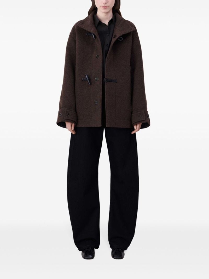 Toggle Fastening Fitted Jacket