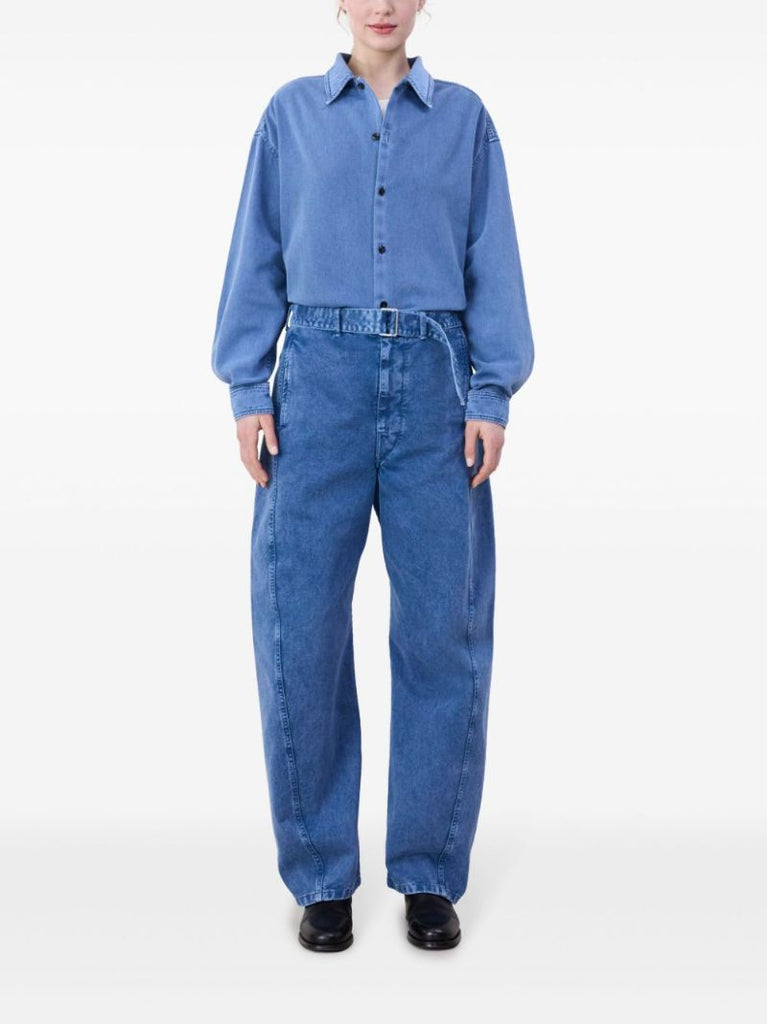 Twisted Belted Jeans
