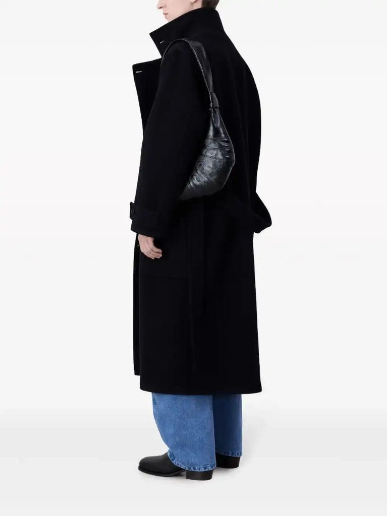 Black Croissant Shoulder Bag